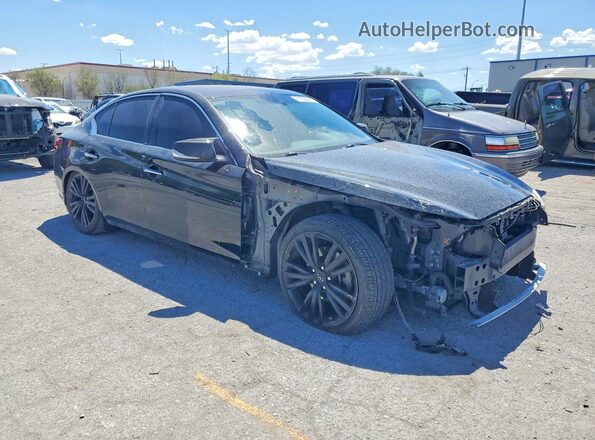 JN1EV7AP1JM354702 2018 INFINITI Q50 Black Передня права чверть