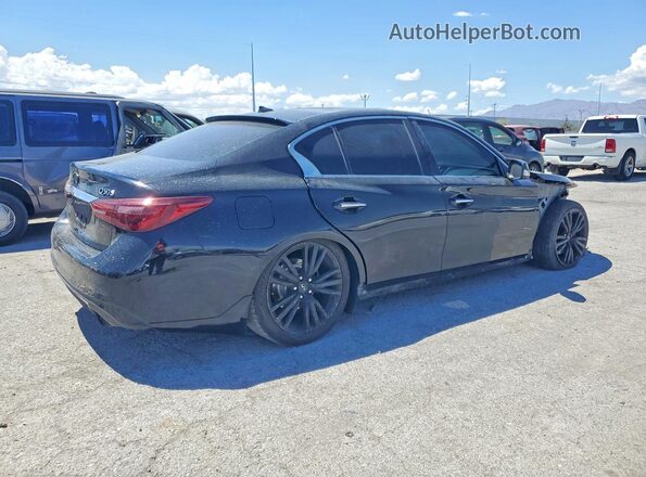 JN1EV7AP1JM354702 2018 INFINITI Q50 Black Задня права чверть