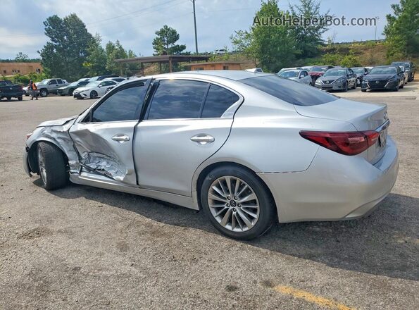 JN1EV7AP1LM207511 2020 INFINITI Q50 Silver Trasero izquierdo
