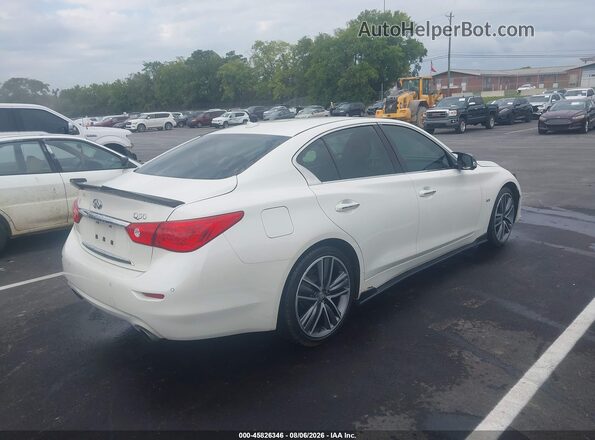 JN1EV7AP2GM302388 2016 INFINITI Q50 White Tył prawy