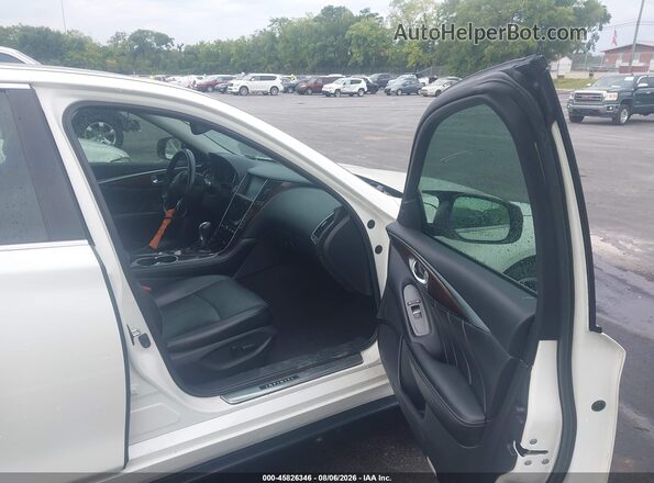 JN1EV7AP2GM302388 2016 INFINITI Q50 White Widok wnętrza z przodu