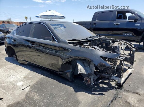 JN1EV7AP2HM731421 2017 INFINITI Q50 Черный Передняя правая четверть