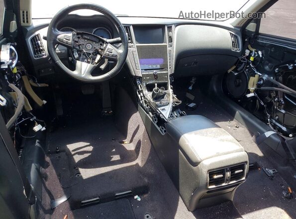 JN1EV7AP2HM731421 2017 INFINITI Q50 Черный Вид панели приборов