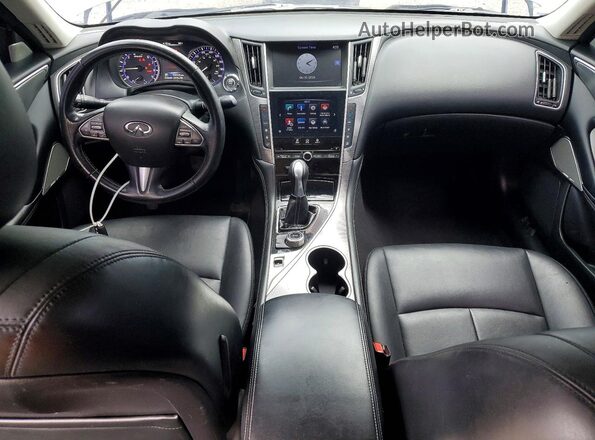 JN1EV7AP2HM737560 2017 INFINITI Q50 Blue Առջևի վահանակի տեսք