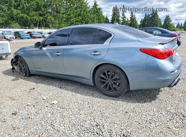 JN1EV7AP2HM737560 2017 INFINITI Q50 Blue Հետևի ձախ
