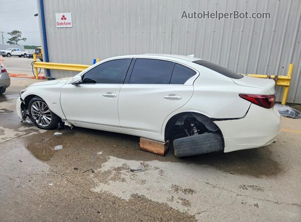 JN1EV7AP2JM350139 2018 INFINITI Q50 White Trasero izquierdo