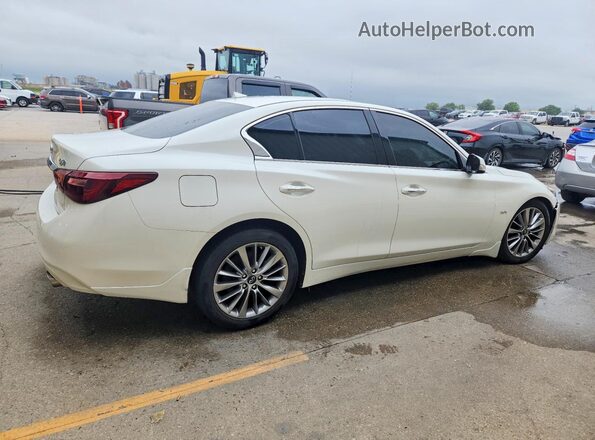JN1EV7AP2JM350139 2018 INFINITI Q50 White Trasero derecho