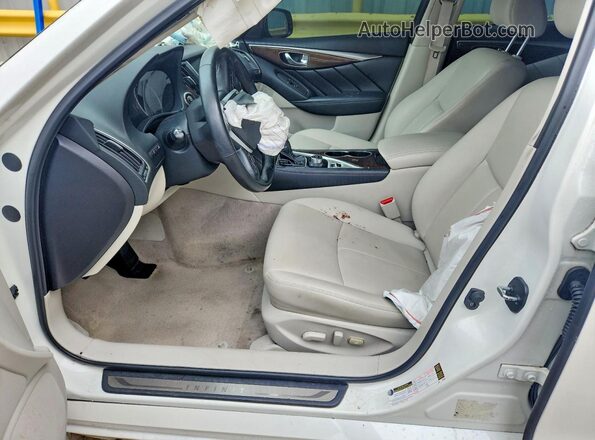 JN1EV7AP2JM350139 2018 INFINITI Q50 White Vista interior delantera