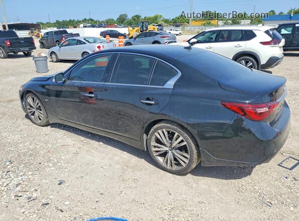 JN1EV7AP2JM350805 2018 INFINITI Q50 Black Trasero izquierdo
