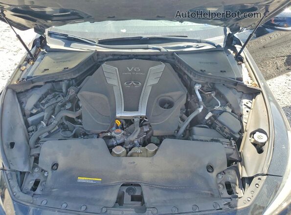 JN1EV7AP2JM350805 2018 INFINITI Q50 Black Vista interior trasera