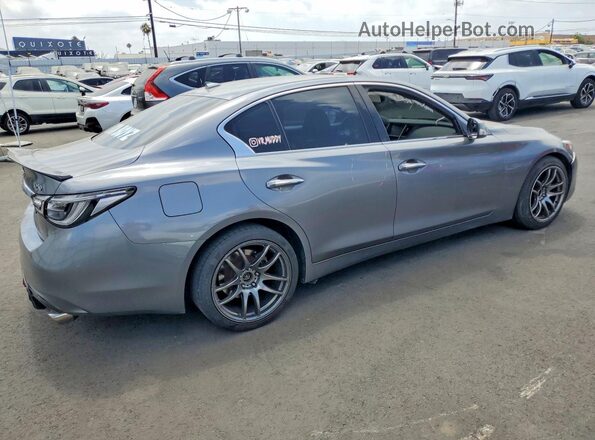 JN1EV7AP2KM517164 2019 INFINITI Q50 Gray Rear right