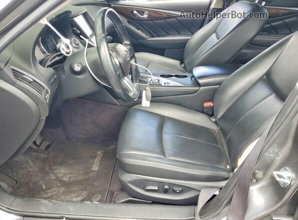 JN1EV7AP2KM517164 2019 INFINITI Q50 Gray Front interior view