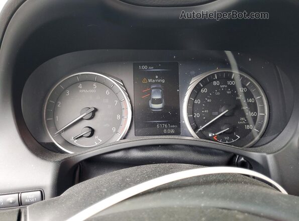 JN1EV7AP2KM517164 2019 INFINITI Q50 Gray Instrument cluster view