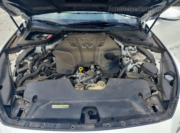 JN1EV7AP2KM540489 2019 INFINITI Q50 White Rear interior view