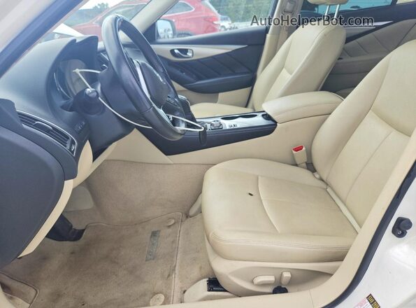 JN1EV7AP2KM540489 2019 INFINITI Q50 White Front interior view