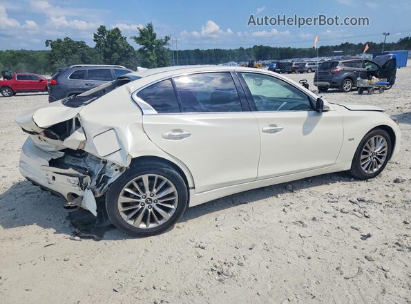 JN1EV7AP2KM540489 2019 INFINITI Q50 White Rear right
