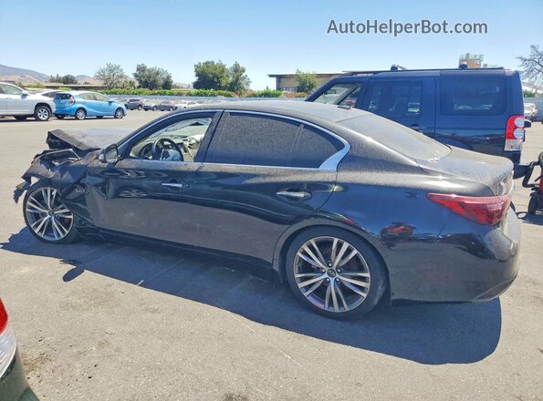 JN1EV7AP2KM540749 2019 INFINITI Q50 Black Rear left