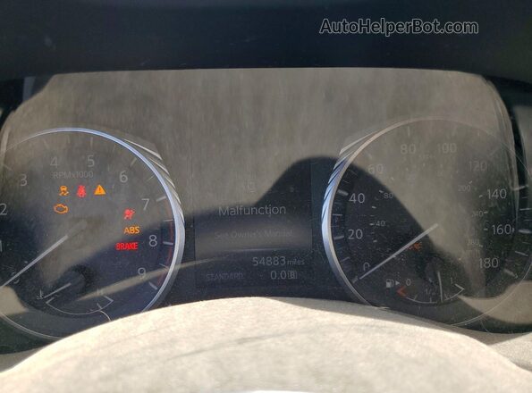 JN1EV7AP2KM540749 2019 INFINITI Q50 Black Instrument cluster view