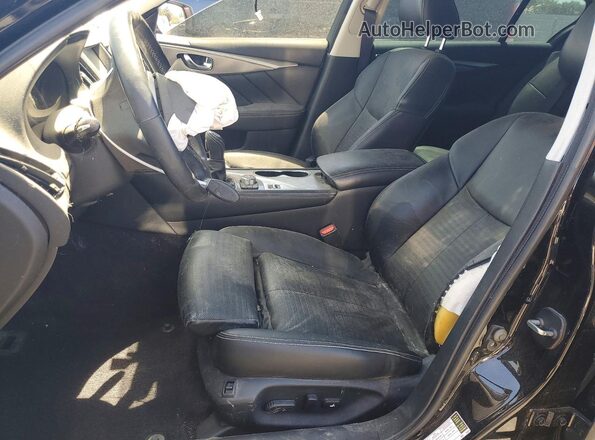 JN1EV7AP2KM540749 2019 INFINITI Q50 Black Front interior view