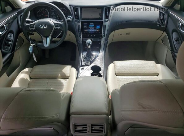 JN1EV7AP2LM200129 2020 INFINITI Q50 White წინა პანელის ხედი