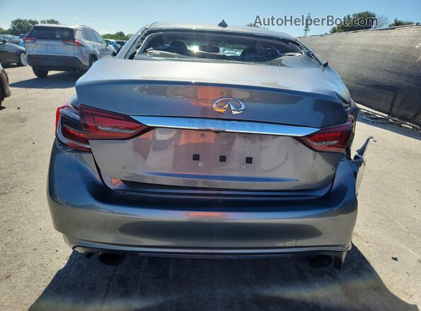 JN1EV7AP2MM701233 2021 INFINITI Q50 Gray Rear view