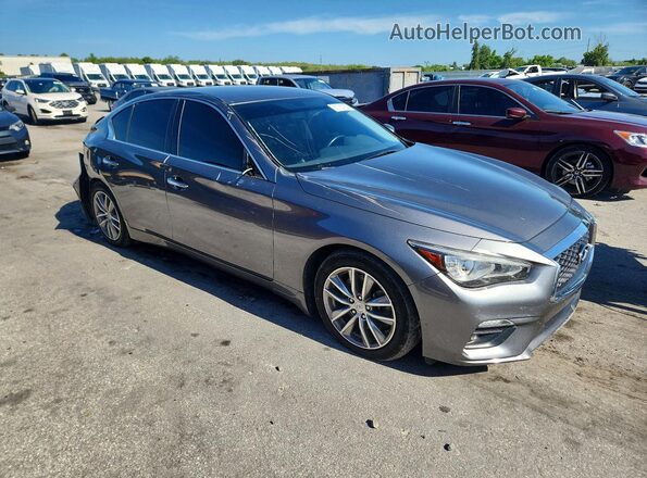 JN1EV7AP2MM701233 2021 INFINITI Q50 Gray Front right