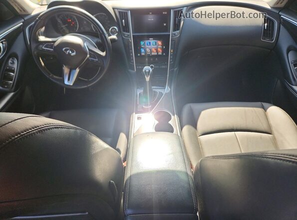 JN1EV7AP2MM701233 2021 INFINITI Q50 Gray Dashboard view