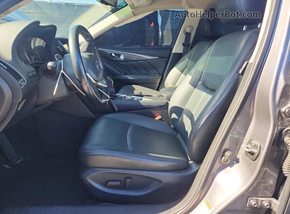 JN1EV7AP2MM701233 2021 INFINITI Q50 Gray Front interior view