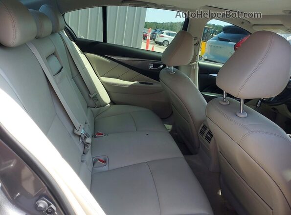 JN1EV7AP3GM301718 2016 INFINITI Q50 Gray Вид задніх сидінь