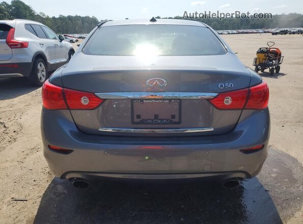 JN1EV7AP3GM301718 2016 INFINITI Q50 Gray Вид ззаду