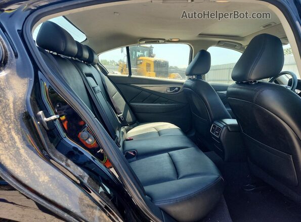 JN1EV7AP3HM730391 2017 INFINITI Q50 Black Widok tylnych siedzeń