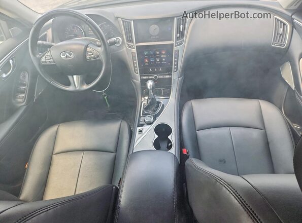 JN1EV7AP3HM730391 2017 INFINITI Q50 Black Widok deski rozdzielczej