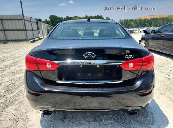 JN1EV7AP3HM730391 2017 INFINITI Q50 Black Widok z tyłu