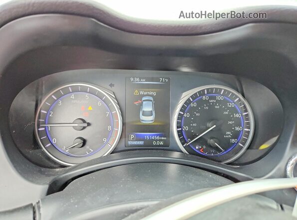 JN1EV7AP3HM732089 2017 INFINITI CLA White Instrument cluster view