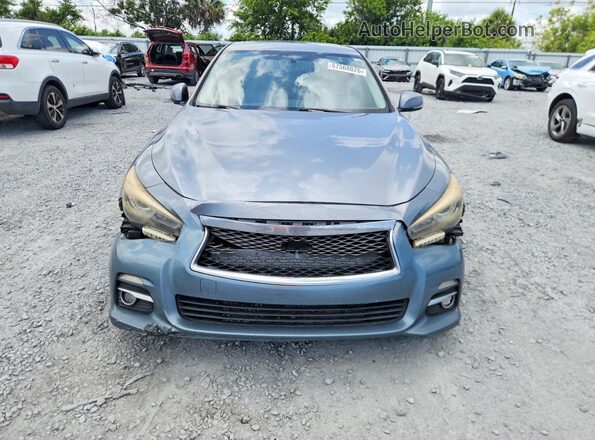 JN1EV7AP3HM742119 2017 INFINITI Q50 Gray Vista frontal