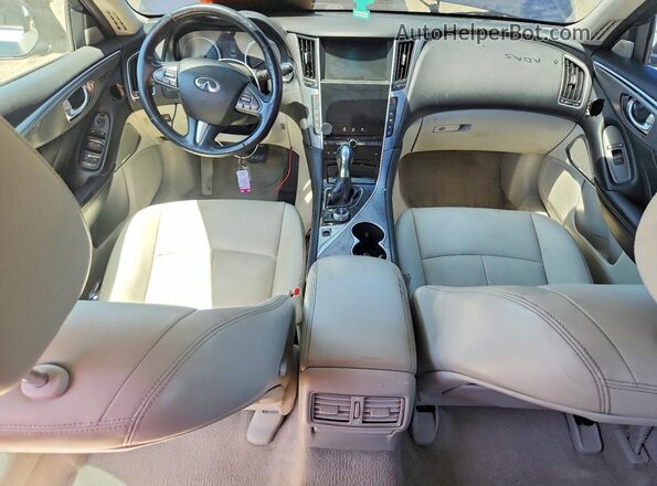 JN1EV7AP3HM744467 2017 INFINITI Q50 Blue Widok deski rozdzielczej