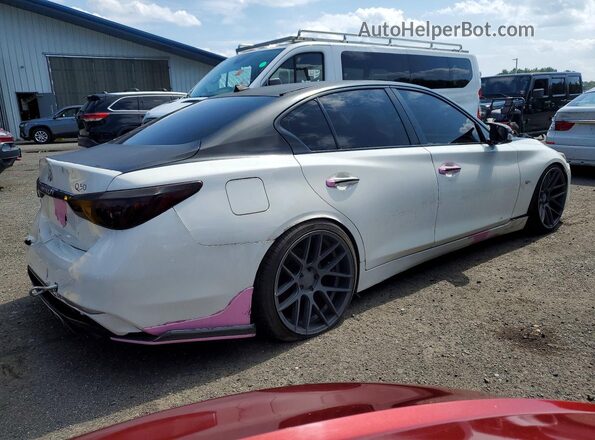 JN1EV7AP3JM352840 2018 INFINITI Q50 Белый Задняя правая четверть