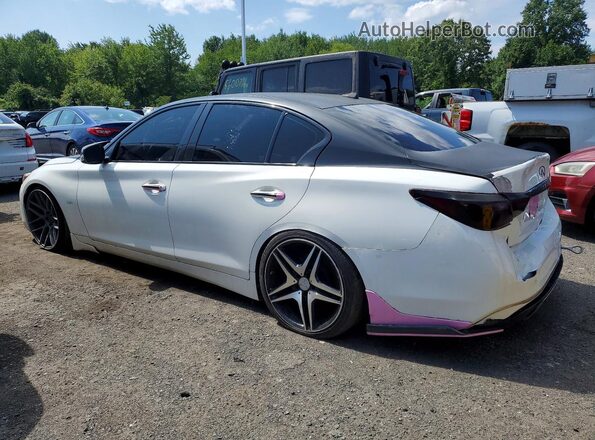 JN1EV7AP3JM352840 2018 INFINITI Q50 Белый Задняя левая четверть
