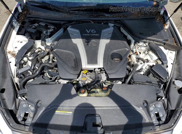 JN1EV7AP3JM352840 2018 INFINITI Q50 Белый Вид задней части салона
