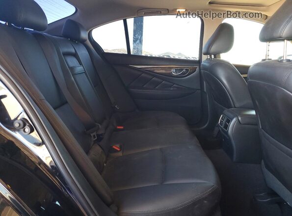 JN1EV7AP3JM358458 2018 INFINITI Q50 Black Vista de los asientos traseros