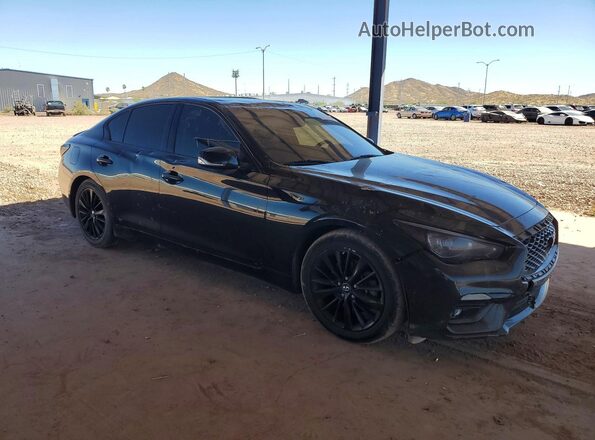 JN1EV7AP3JM358458 2018 INFINITI Q50 Black Delantero derecho