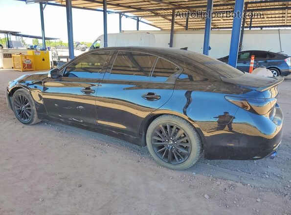 JN1EV7AP3JM358458 2018 INFINITI Q50 Black Trasero izquierdo