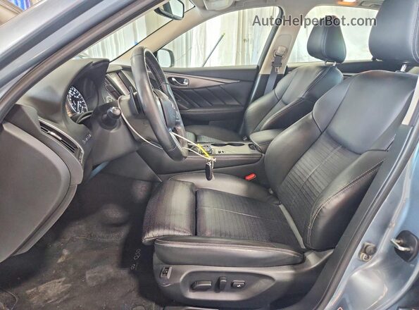 JN1EV7AP3JM359755 2018 INFINITI Q50 Gray Vista interior delantera