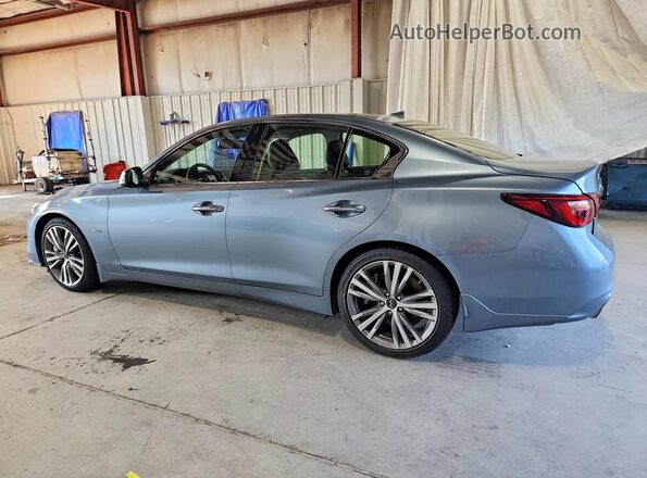 JN1EV7AP3JM359755 2018 INFINITI Q50 Gray Trasero izquierdo