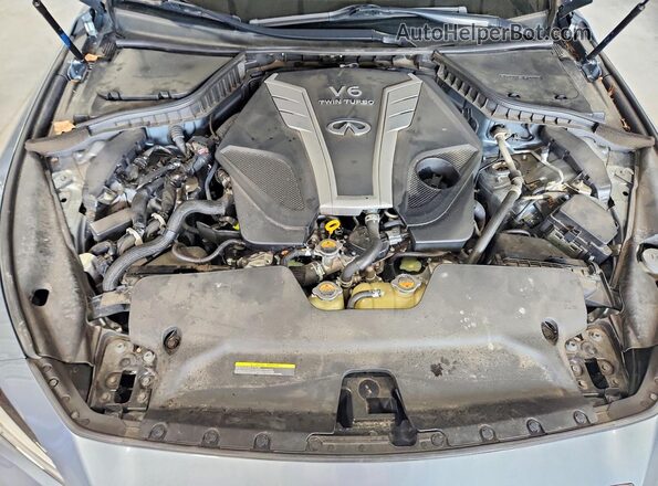JN1EV7AP3JM359755 2018 INFINITI Q50 Gray Vista interior trasera