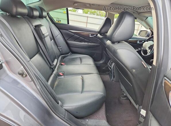 JN1EV7AP3JM365152 2018 INFINITI Q50 Gray Հետևի նստատեղերի տեսք