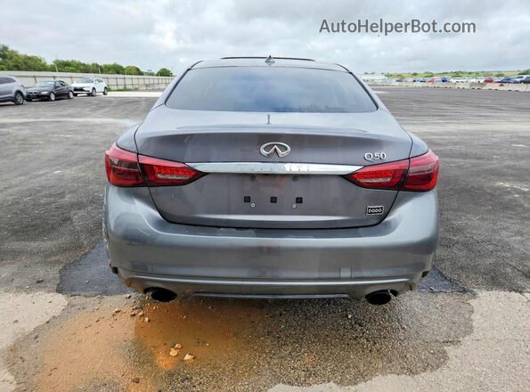 JN1EV7AP3JM365152 2018 INFINITI Q50 Gray Հետևի տեսք