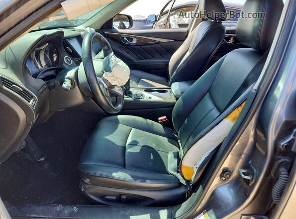 JN1EV7AP3JM365152 2018 INFINITI Q50 Gray Սալոնի դիմացի տեսք