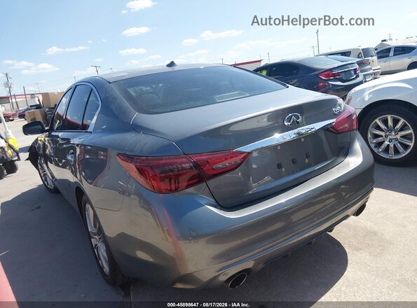 JN1EV7AP3JM591286 2018 INFINITI Q50 Gray Rear left
