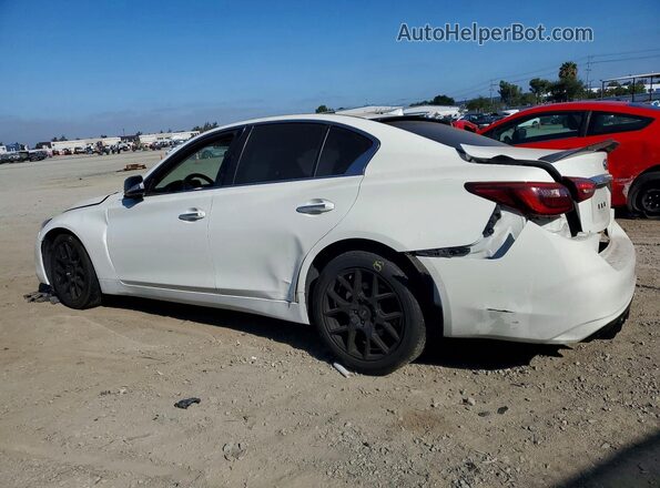 JN1EV7AP3KM519618 2019 INFINITI Q50 White უკანა მარცხენა